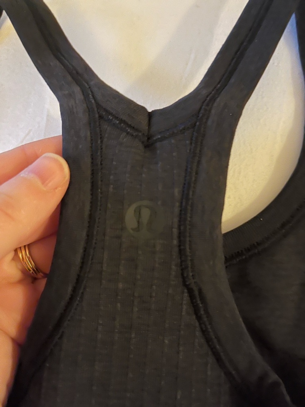 lululemon athletica Black Racerback Tank - Picture 3 of 4